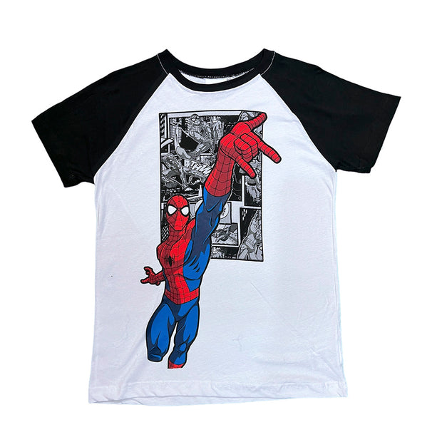 Playera Para Caballero Spider Man Color Blanco