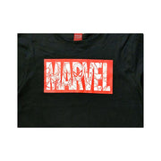 Playera Crop Top Para Mujer Diseño Unico  Y Original De Marvel Color Negro