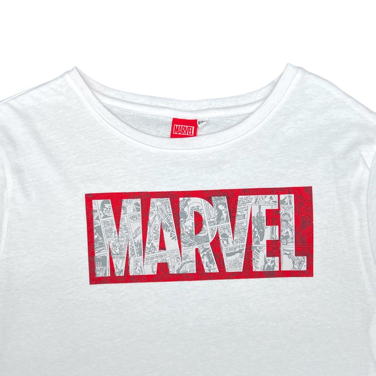 Playera Crop Top Para Mujer Diseño Unico  Y Original De Marvel Estilo Comic