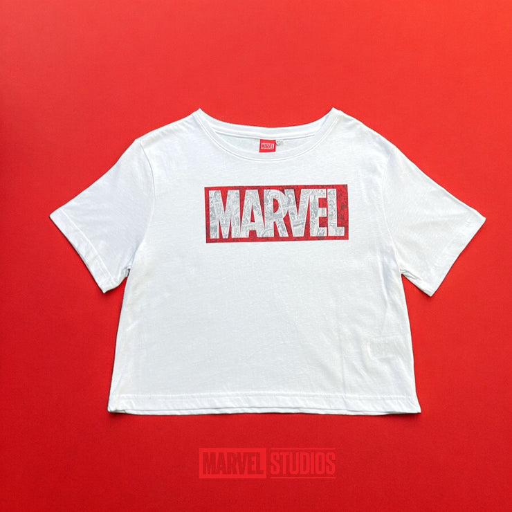 Playera Crop Top Para Mujer Diseño Unico  Y Original De Marvel Estilo Comic