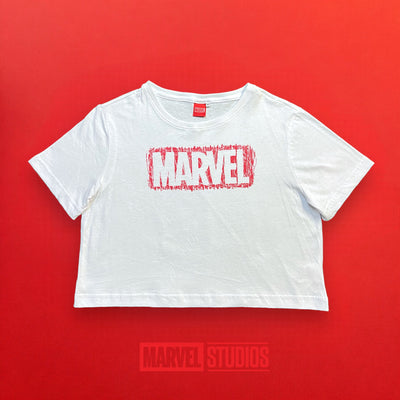 Playera Crop Top Para Mujer Diseño Unico  Y Original De Marvel