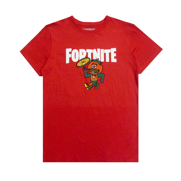 PLAYERA FORNITE CABALLERO  CABEZA DE TOMATE