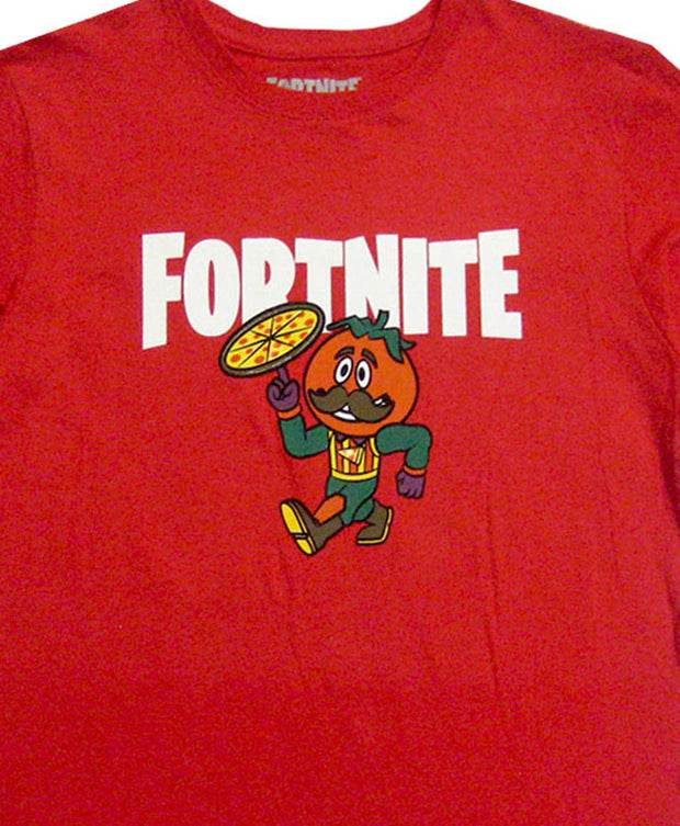 PLAYERA FORNITE CABALLERO  CABEZA DE TOMATE