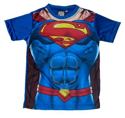 Jersey Deportivo Superman con músculos